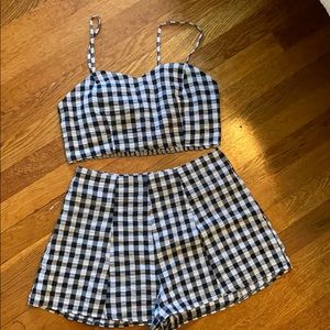 LF GINGHAM 2 PIECE